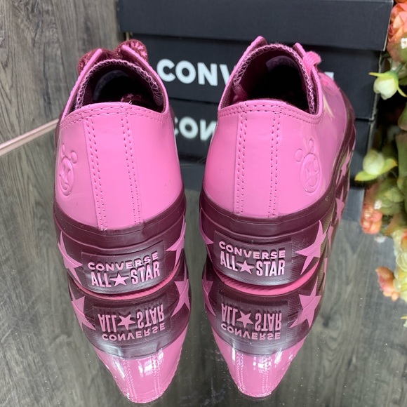 ❤️ Converse CTAS LIFT OX Patent pink dark burgundy - Picture 6 of 8